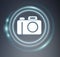 3D rendering camera icon