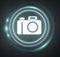 3D rendering camera icon