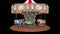 3D rendering of the carousel