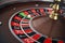 3D Rendering Casino Roulette concept. Gambling table in luxury casino. Casino Roulette Game