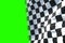 3D rendering, checkered flag, end race background, formula one c
