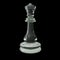 3d rendering Chess on dark background