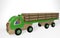 3d rendering children`s toy large forest car