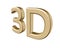 3d rendering color 3D letters on white background. 3d illustration.