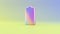 3d rendering colorful vibrant vertical symbol of full battery  on colored background