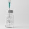 3D rendering Covid-19 vaccine syringe with Crossbones symbol in bottle, Problem hazard risk dead, Vaccination Campaign Herd