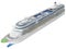 3d Rendering of a Cruise Ship