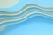 3d rendering curve paper background, tint color background