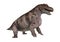 3D Rendering Dinosaur Keratocephalus on White