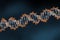 3D Rendering of DNA Helix, Abstract Background