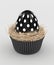 3d rendering of Easter egg in muffin nest