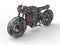 3D rendering - electric bike molten concept