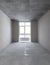 3D rendering of an empty room with decoration materials without flooring