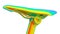 3D rendering - FEA analysis of a bicycle seat
