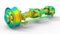 3D rendering - FEA analysis of a car front axle