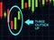 3d rendering of forex candlestick three outside up pattern