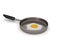 3D Rendering of fried egg in frying pan