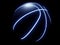 3D rendering of futuristic sport concept basketball