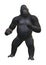 3D Rendering Gorilla on White