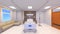 3D rendering of the hospital room