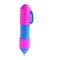 3d rendering icon office school pen stationery writing. Blue and violet colors. Symbol illustration editable isolated transparent