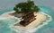 3D Rendering Island House