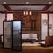 3D Rendering Japanese Home Interior