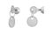 3d rendering of keys with attached blank labels inside their locks on white background.