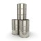 3D rendering Many chrome barrels