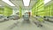 3D rendering of Medical space