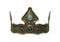 3D Rendering Medieval Crown on White