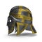 3D rendering of medieval viking helmet.