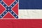 3d rendering of Mississippi State flag