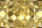 3d rendering. modern golden triangle polygon texture wall background