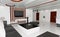 3D Rendering Modern Living Room