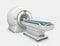 3d rendering of MRI - Magnetic resonance tomography imaging scan device. Clipping path included