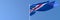 3D rendering of the national flag of Cape Verde waving in the wind