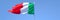 3D rendering of the national flag of Italy waving in the wind
