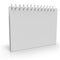 3d rendering of notebook for use as a template