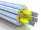 3d rendering of an optic fiber cable