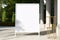 3D rendering of an outdoor wedding whiteboard with a welcome sign and seating chart mockup. Greeting template with a clipping path