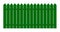 3d rendering of painted green fence