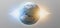 3d rendering particles earth globe