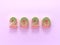 3d rendering pastel pink flat lay minimal scene 2020 number text/type