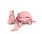 3d rendering of a pink ceramic piggy bank