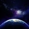 3d rendering: Planet Earth in outer space