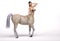 3D Rendering : A portrait of the female centaur, a pinup female centaur