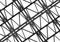 3d rendering. random modern black zig zag line pattern on white wall background