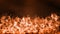 3D Rendering of realistic fire flaming bottom up background with flare and glowing dust