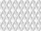 3d rendering. seamless minimalist white square grid pattern design art wall background